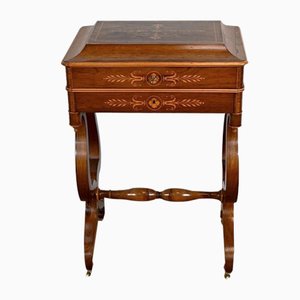 Small Charles X Writing Dressing Table, 19th Century-RVK-1395727