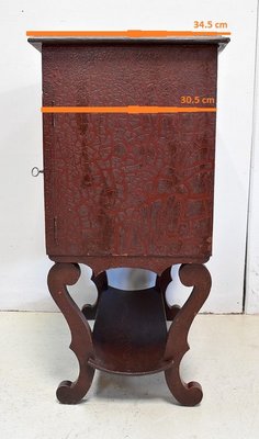 Small Chest of Drawers in Pine and Cracked Varnish, 1920s-RVK-1438366