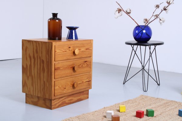 Small Chest of Drawers in Pinewood, 1970s-XT-2033723