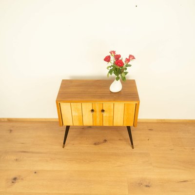 Small Chest of Drawers with Vertical Decorative Stripes, 1960s-PRK-2004536