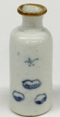 Small Chinese Blue & White Porcelain Vase, Kangxi-UCH-1224793