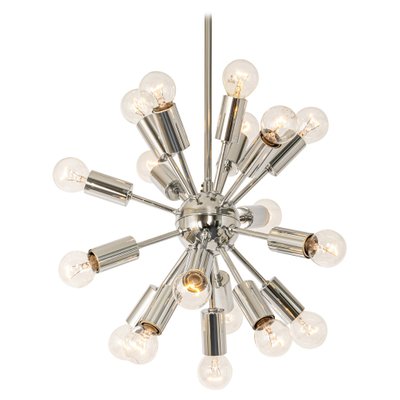 Small Chrome Sputnik Atomium Pendant from Cosack, Germany, 1970s-UGR-1085259