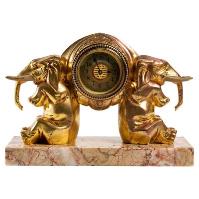 Small Clock with Elephants-WFS-1241480