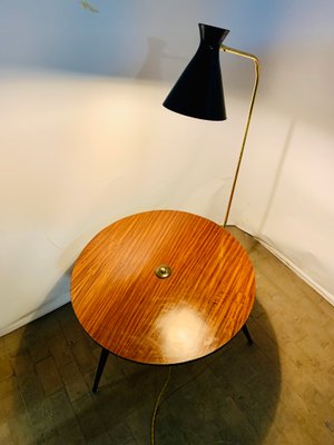 Small Coffee Table with Lamp, 1960s-NUO-800687