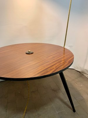 Small Coffee Table with Lamp, 1960s-NUO-800687