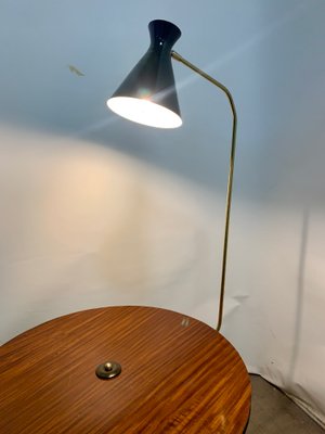 Small Coffee Table with Lamp, 1960s-NUO-800687