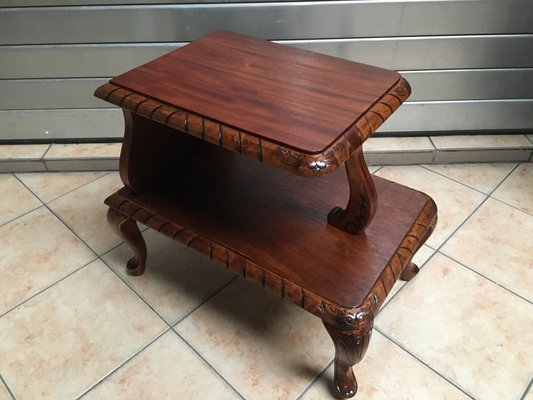 Small Coffee Table with Shelf, 1950s-WQQ-848121