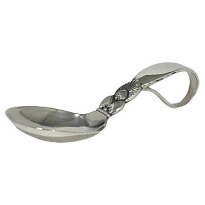 Small Danish Cactus Tea Spoon in Silver from Georg Jensen, 1932-UCH-1251146