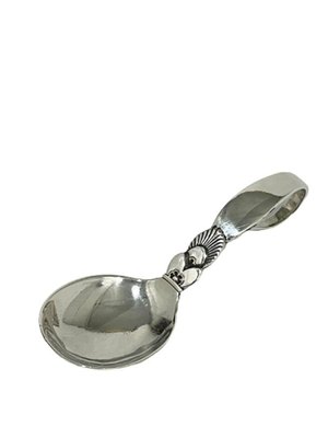 Small Danish Cactus Tea Spoon in Silver from Georg Jensen, 1932-UCH-1251146