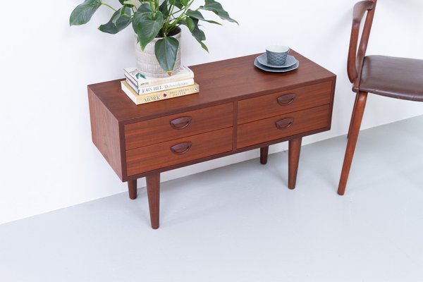 Small Danish Teak Chest of Drawers by Kai Kristiansen for FM, 1960s-WIX-1705092