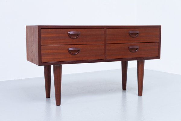 Small Danish Teak Chest of Drawers by Kai Kristiansen for FM, 1960s-WIX-1705092