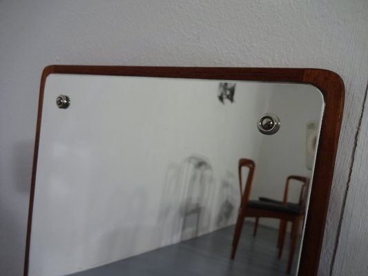 Small Danish Teak Mirror from Jansen Spejle, 1960s-RDW-628199