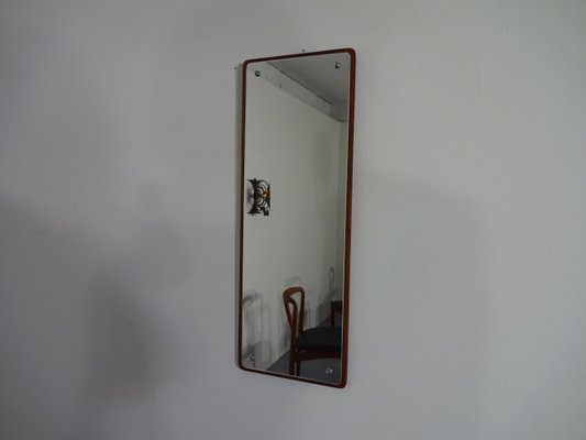 Small Danish Teak Mirror from Jansen Spejle, 1960s-RDW-628199