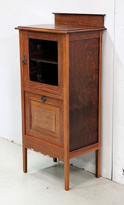 Small Display Cabinet and Magazine Rack, 1920s-RVK-768784