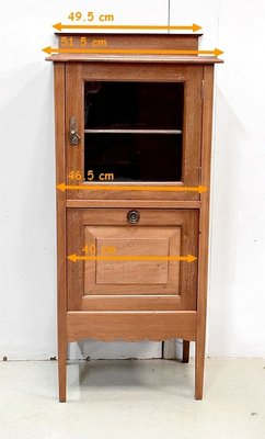 Small Display Cabinet and Magazine Rack, 1920s-RVK-768784