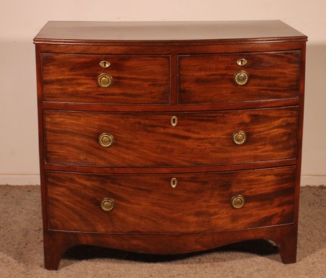 Small Domed Mahogany Commode, 1800s-HPU-2028876