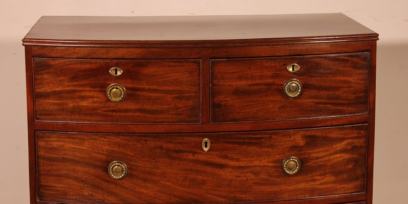 Small Domed Mahogany Commode, 1800s-HPU-2028876