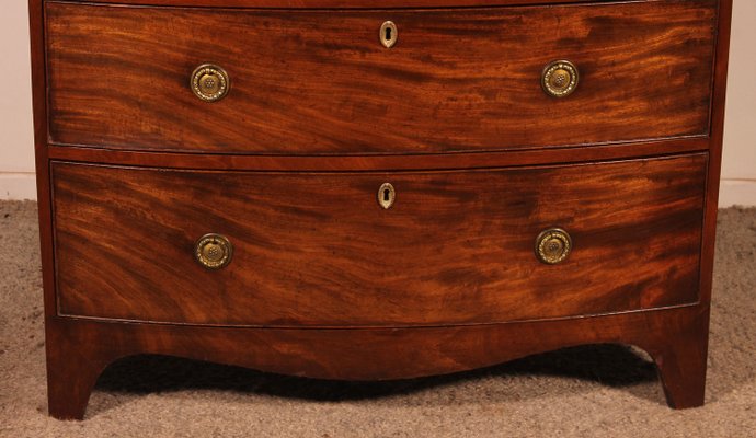 Small Domed Mahogany Commode, 1800s-HPU-2028876