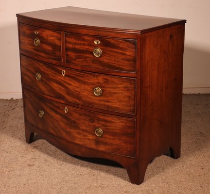 Small Domed Mahogany Commode, 1800s-HPU-2028876