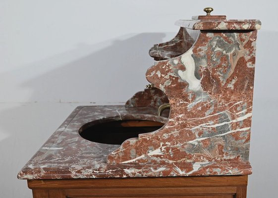 Small Dressing Table in Blonde Mahogany, 1920s-RVK-1763029