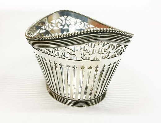 Small Dutch Silver Bonbon Basket by Bonebakker & Son, Amsterdam, 1912-UCH-1224838