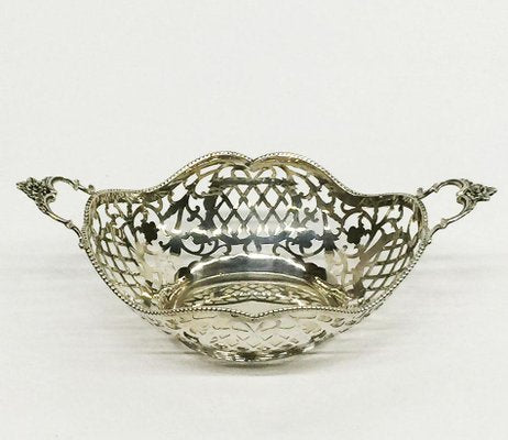 Small Dutch Silver Bonbon Basket by J. Krins, Schoonhoven, 1962-UCH-1224573