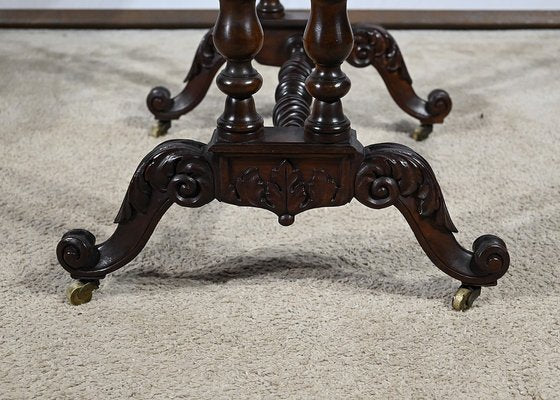 Small Early 19th Century Restoration Hairdresser Table in Rosewood-RVK-1787506