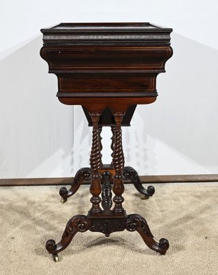 Small Early 19th Century Restoration Hairdresser Table in Rosewood-RVK-1787506