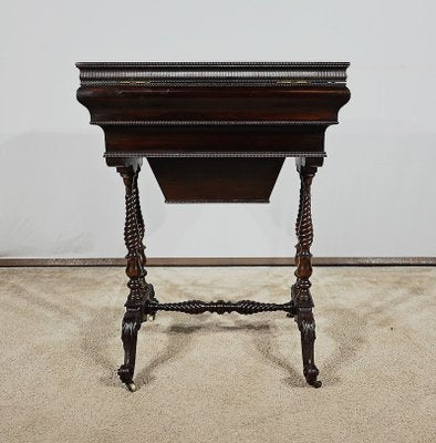 Small Early 19th Century Restoration Hairdresser Table in Rosewood-RVK-1787506