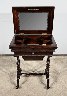 Small Early 19th Century Restoration Hairdresser Table in Rosewood-RVK-1787506