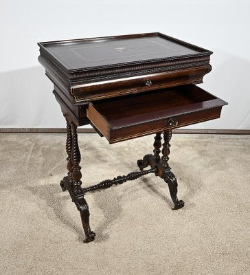 Small Early 19th Century Restoration Hairdresser Table in Rosewood-RVK-1787506