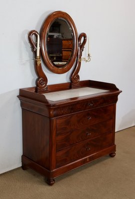 Small Early 19th Century Restoration Period Psyche Commode-RVK-1378164