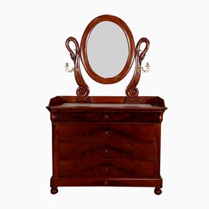 Small Early 19th Century Restoration Period Psyche Commode-RVK-1378164