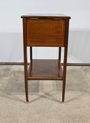 Small Early 20th Century Directory Mahogany Living Room Table, 1890s-RVK-1818516