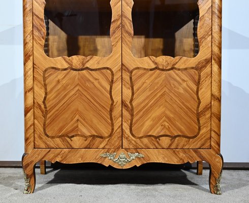 Small Early 20th Century Louis XV Showcase, 1890s-RVK-1744217