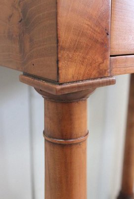 Small Empire Style Solid Birch Side Table, Early 1800s-RVK-857956