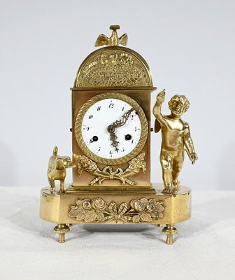 Small Empire Travel Clock, Early 19th Century-RVK-1745957