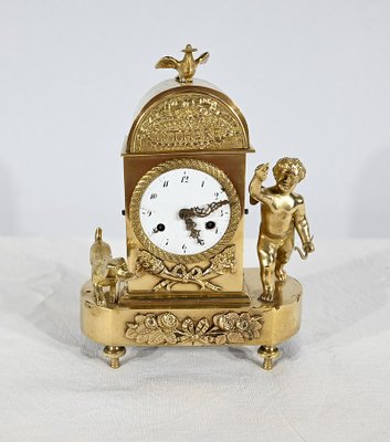 Small Empire Travel Clock, Early 19th Century-RVK-1745957