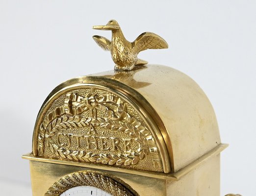 Small Empire Travel Clock, Early 19th Century-RVK-1745957