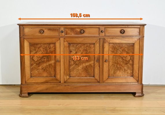 Small End of 19th Century 3-Door Row in Walnut-RVK-1817659