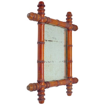 Small Faux Bamboo Mirror-UR-1315553