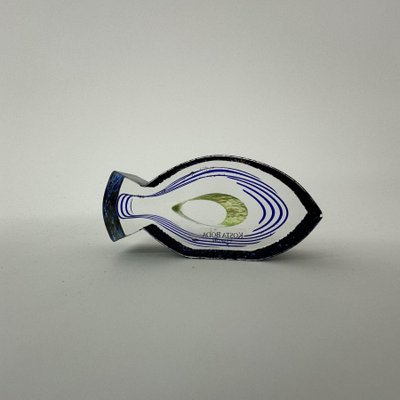 Small Fish Sculpture by Bertil Vallien for Kosta Boda, 1990s-BGP-1813970