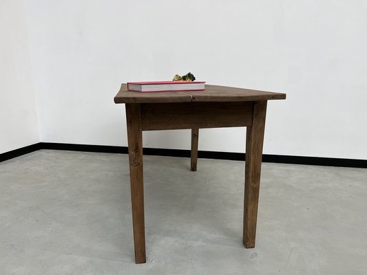 Small French Farm Dining Table in Walnut, 1920s-WKI-1748868