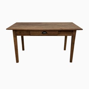 Small French Farm Dining Table in Walnut, 1920s-WKI-1748868