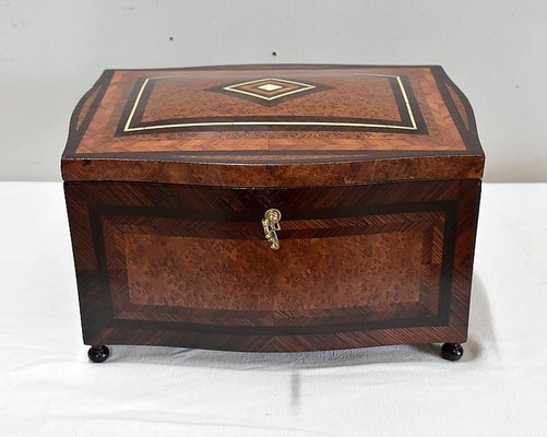 Small French Napoleon III Wooden Trunk-RVK-846779