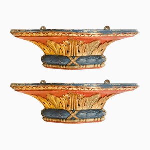 Small French Wall Consoles, Set of 2-YK-2023156