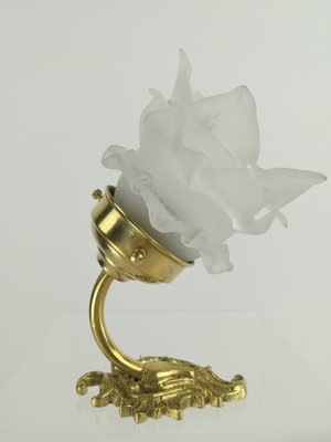 Small French Wall Lamp with Glass Shade-KDB-1306247