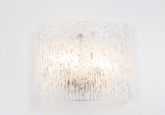 Small Glass Wall Light, Austria from Kalmar, 1960s-UGR-1791287