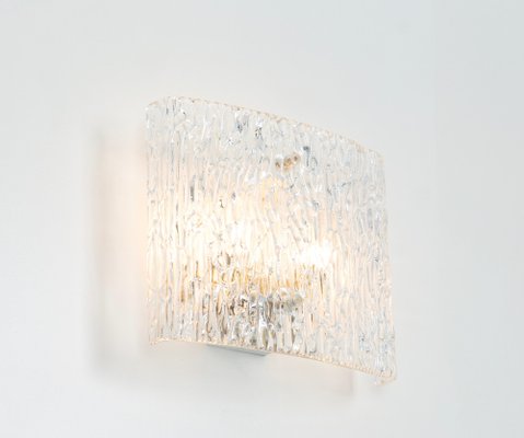 Small Glass Wall Light, Austria from Kalmar, 1960s-UGR-1791287