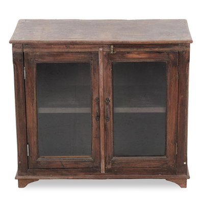 Small Glazed Buffet in Solid Wood-NQ-1756167